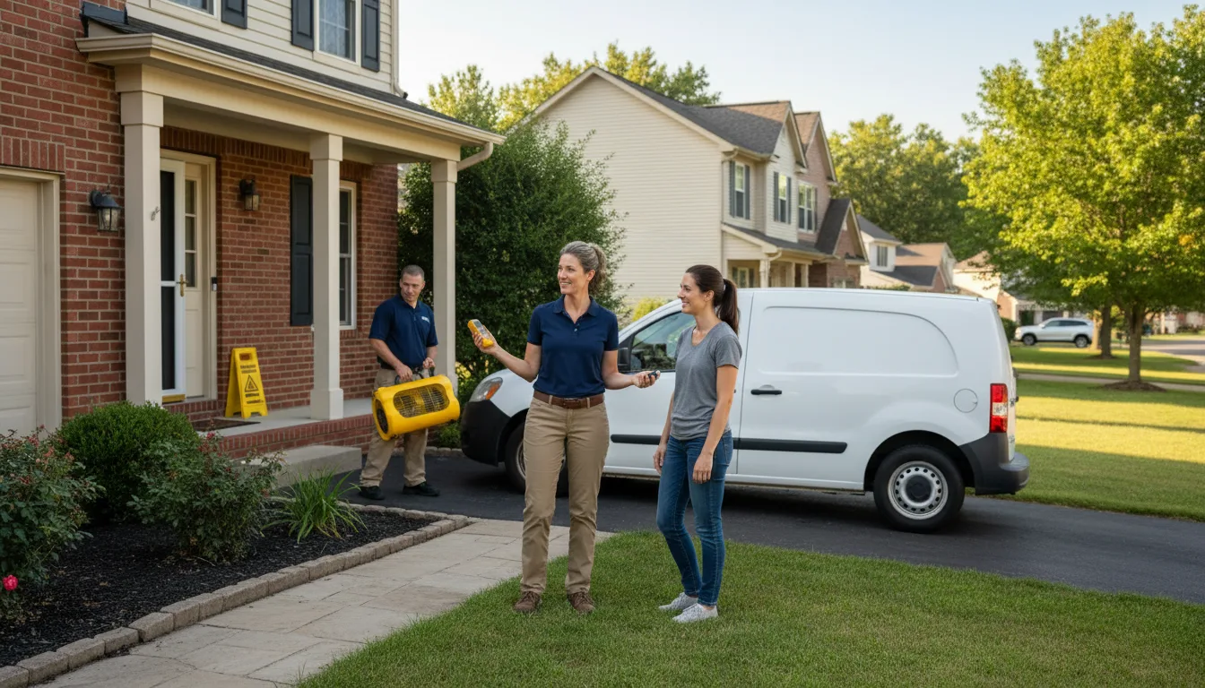 Residential water damage restoration in Kitty Hawk, NC